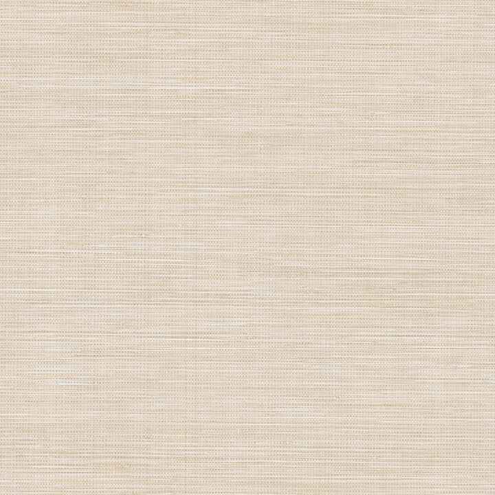 Winn Cream Faux Grasscloth Wallpaper - York Wallcoverings - 4174-4601