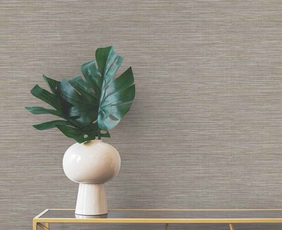 Winn Chestnut Faux Grasscloth Wallpaper - York Wallcoverings - 4174-4603 - York Wallcoverings Wallpaper