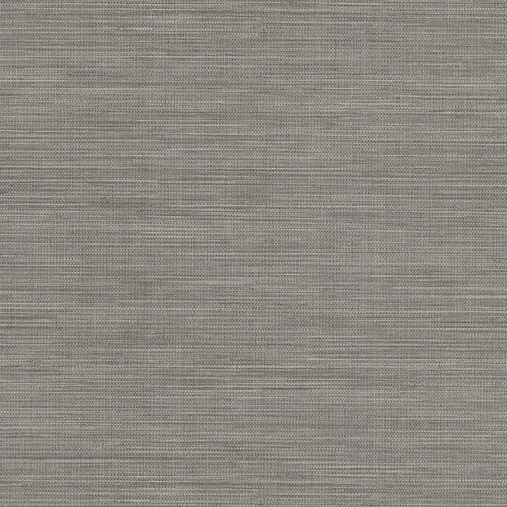 Winn Grey Faux Grasscloth Wallpaper - York Wallcoverings - 4174-4606