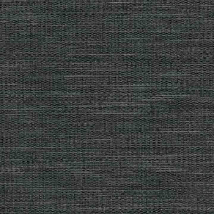 Winn Black Faux Grasscloth Wallpaper - York Wallcoverings - 4174-4611 - York Wallcoverings Wallpaper
