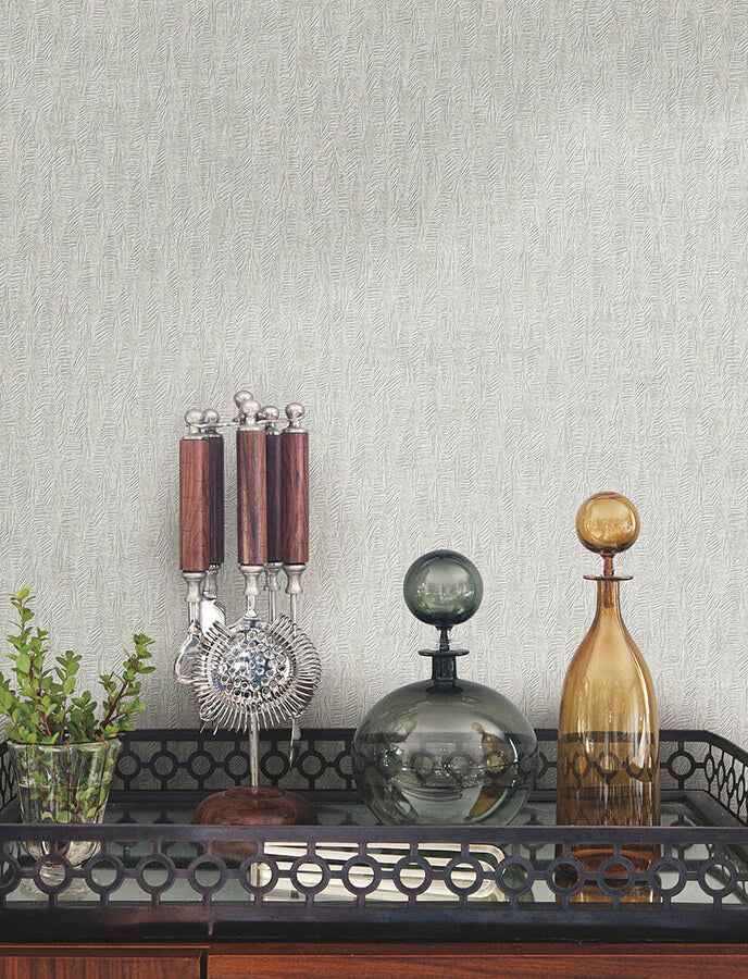 Bryson Sterling Feathered Texture Wallpaper - York Wallcoverings - 4174-4652 - York Wallcoverings Wallpaper