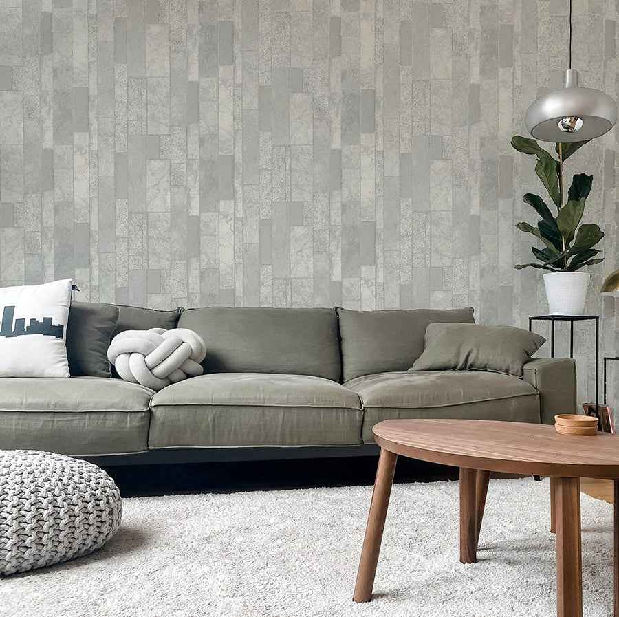 Kintsugi Silver Geometric Wallpaper - York Wallcoverings - AH295205 - York Wallcoverings Wallpaper