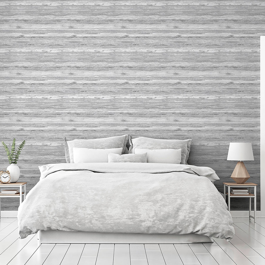 philomena-silver-striated-wallpaper-york-wallcoverings-ah297703 - York Wallcoverings Wallpaper