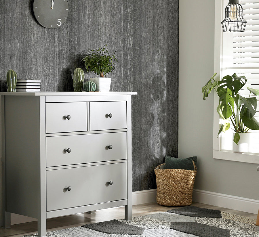 ephraim-charcoal-radiance-plain-wallpaper-york-wallcoverings-ah298500 - York Wallcoverings Wallpaper