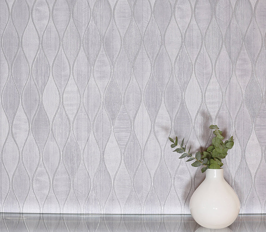 mattais-silver-ogee-wallpaper-york-wallcoverings-ah299001 - York Wallcoverings Wallpaper