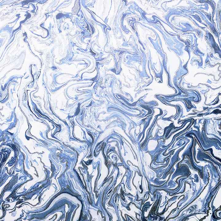 Osgood Navy Marbled Wallpaper - York Wallcoverings - AH693902 - York Wallcoverings Wallpaper