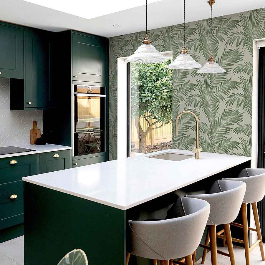 Cecil Green Tropical Wallpaper - York Wallcoverings - AH694800 - York Wallcoverings Wallpaper