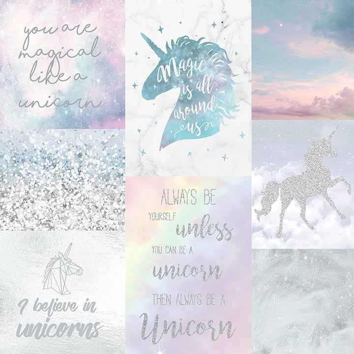 Amalthea Pastel Unicorn Wallpaper - York Wallcoverings - AH698300