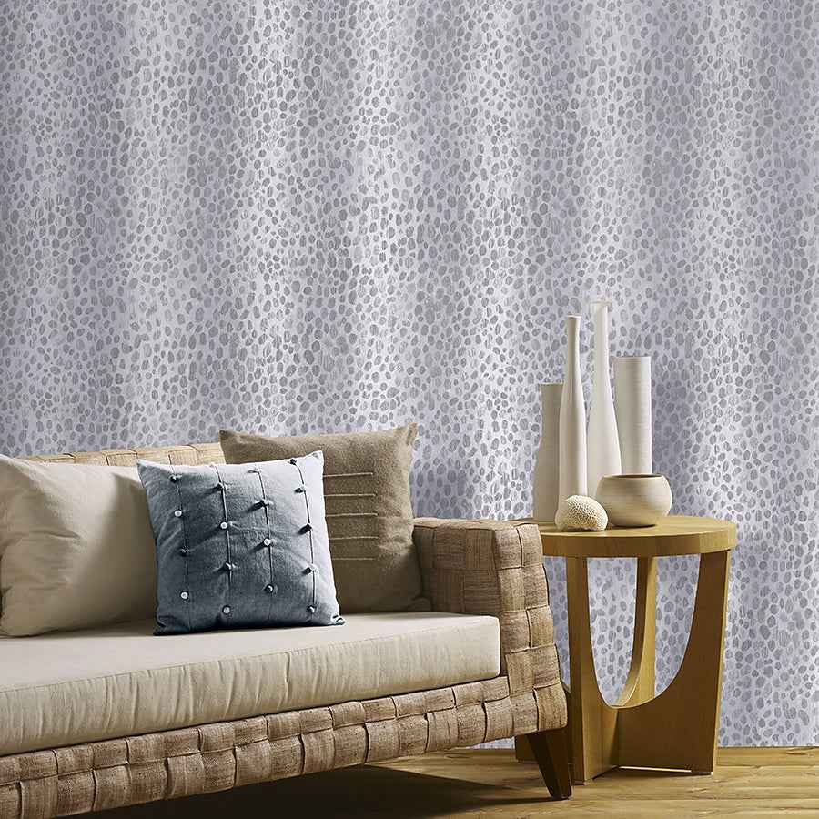 Dora Sterling Leopard Stripe Wallpaper - York Wallcoverings - AH903101 - York Wallcoverings Wallpaper