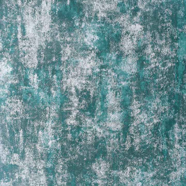 Velour Teal Distressed Wallpaper - York Wallcoverings - AH904005 - York Wallcoverings Wallpaper