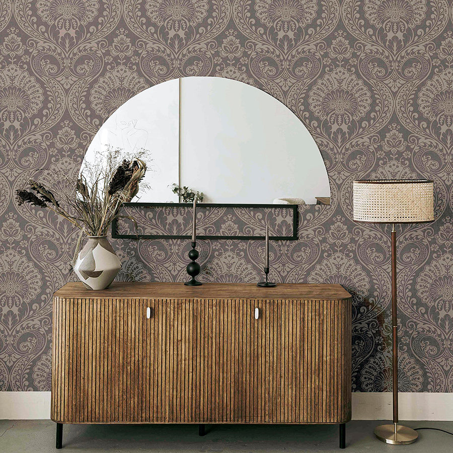 berenice-rose-gold-luxe-wallpaper-york-wallcoverings-ah906605 - York Wallcoverings Wallpaper
