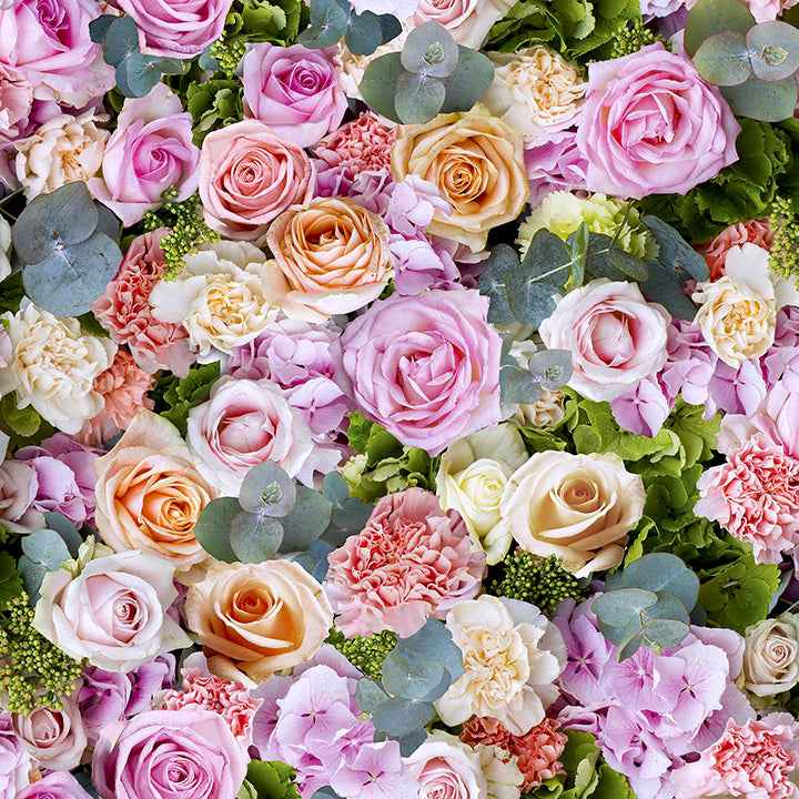 Deirdre Pink Floral Wallpaper - York Wallcoverings - AH908006