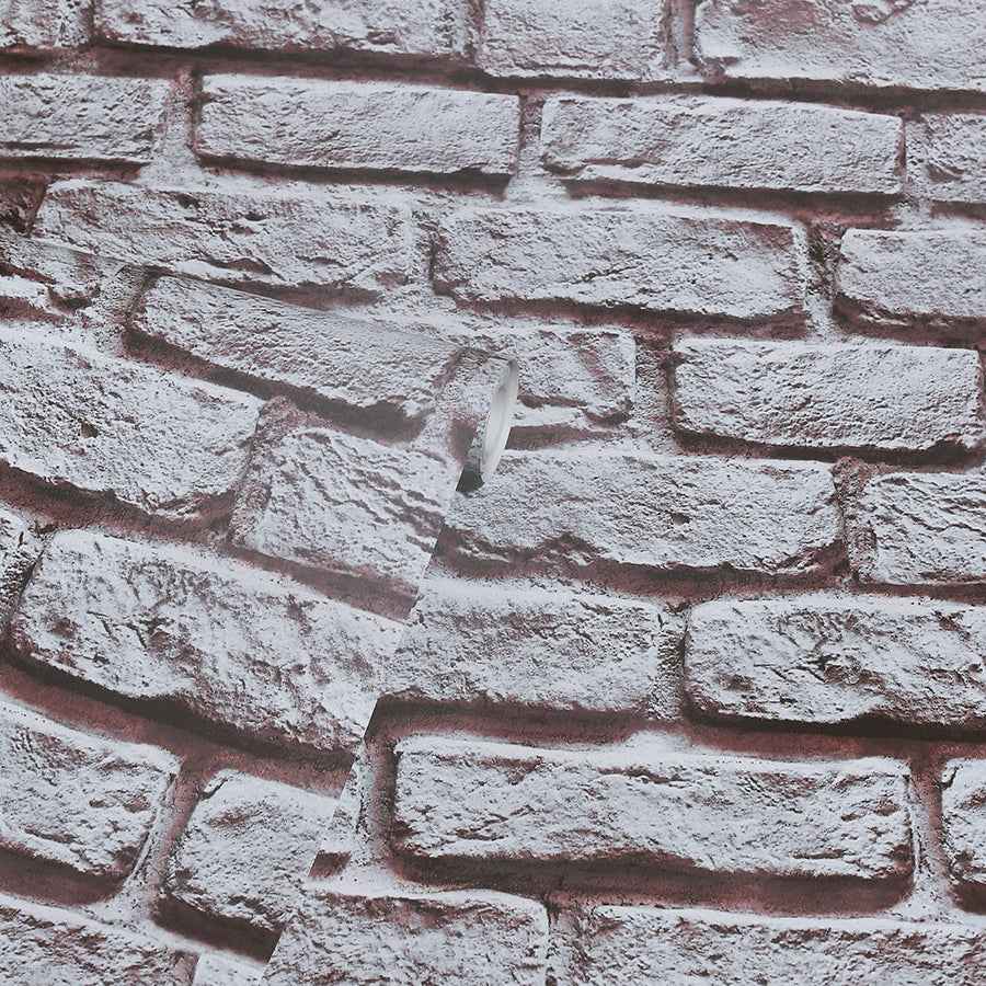 Horace Neutral Brick Wallpaper - York Wallcoverings - AH908007 - York Wallcoverings Wallpaper