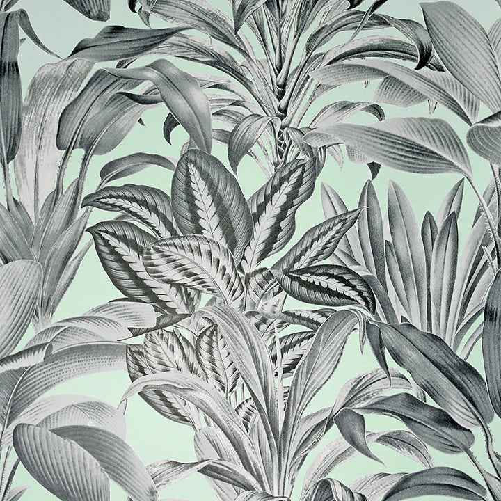 Alice Mint Greenhouse Wallpaper - York Wallcoverings - AH909500