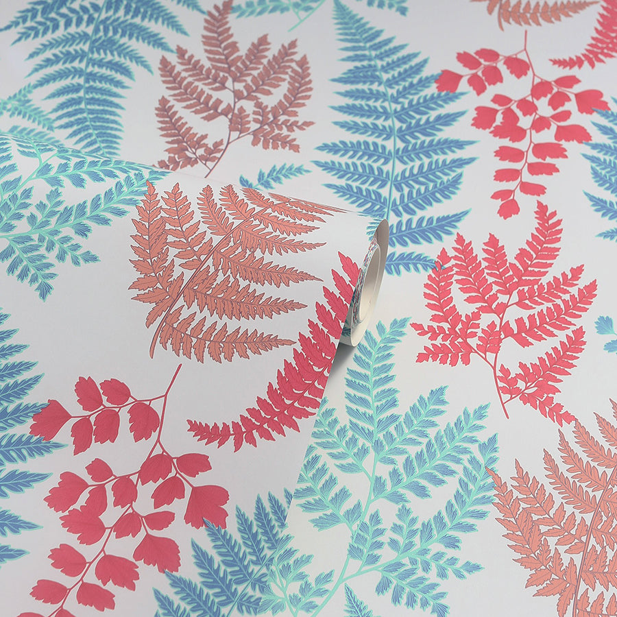 jerome-red-botanical-wallpaper-york-wallcoverings-ah909801 - York Wallcoverings Wallpaper