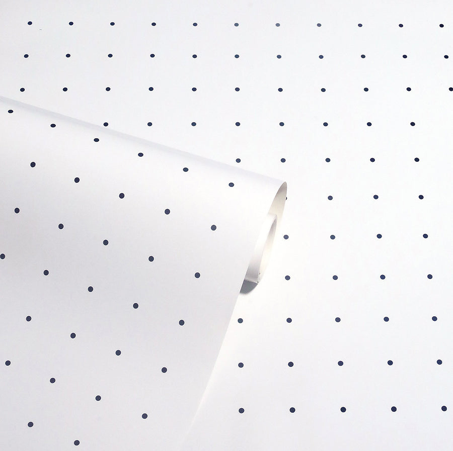 terrence-white-dotted-grid-wallpaper-york-wallcoverings-ah920000 - York Wallcoverings Wallpaper