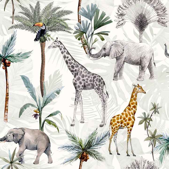 Hiram Multicolor Serengeti Wallpaper - York Wallcoverings - AH923709