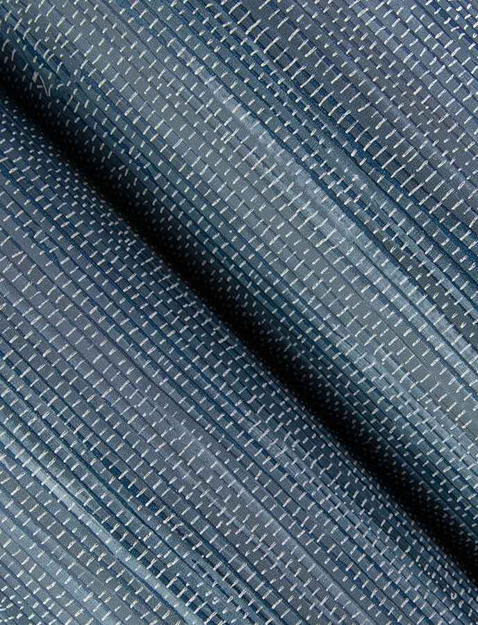 Exhale Indigo Woven Faux Grasscloth Wallpaper - York Wallcoverings - 4147-27260 - York Wallcoverings Wallpaper