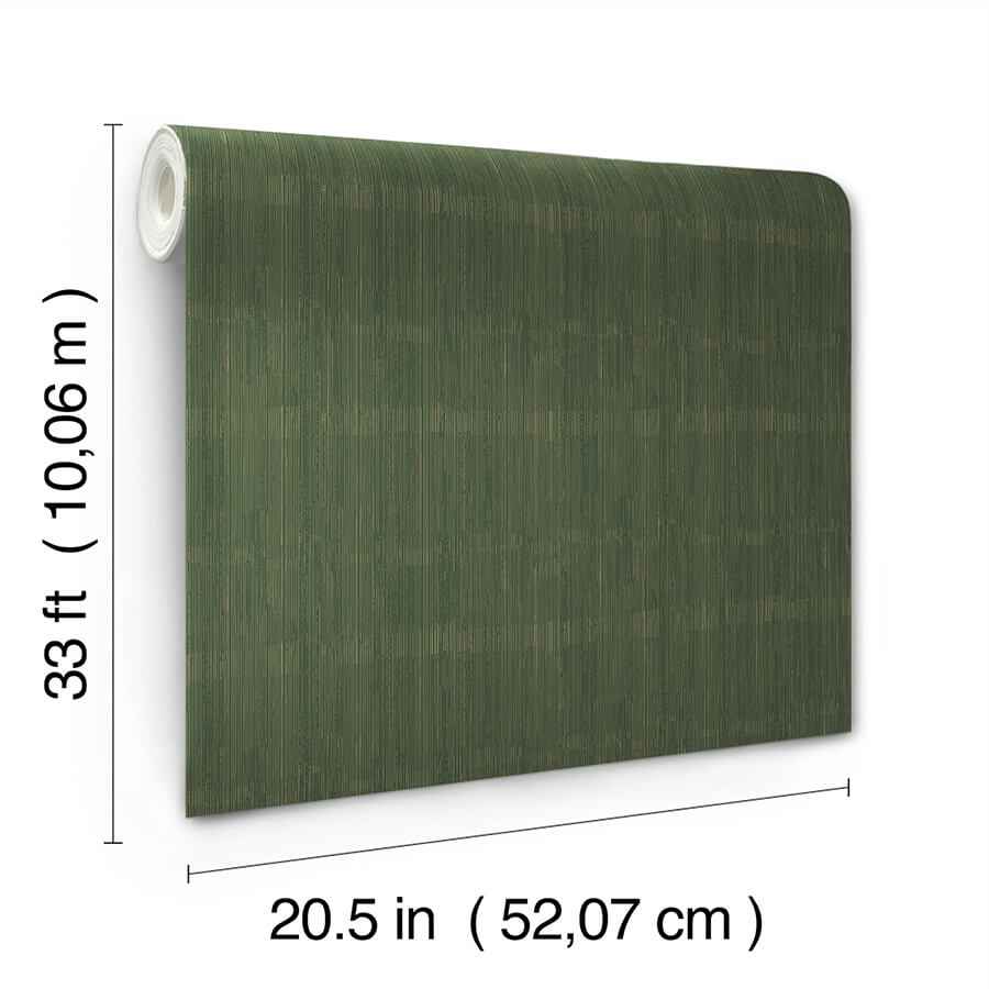 Somerset Evergreen Abstract Stripe Wallpaper - York Wallcoverings - 4147-27366 - York Wallcoverings Wallpaper