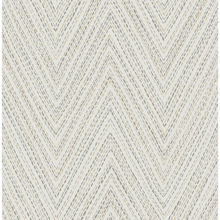 lainey-neutral-stitched-chevron-wallpaper-york-wallcoverings-4147-27369 - York Wallcoverings Wallpaper