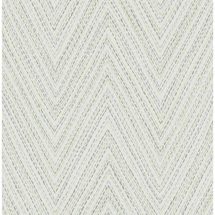 lainey-green-stitched-chevron-wallpaper-york-wallcoverings-4147-27370 - York Wallcoverings Wallpaper