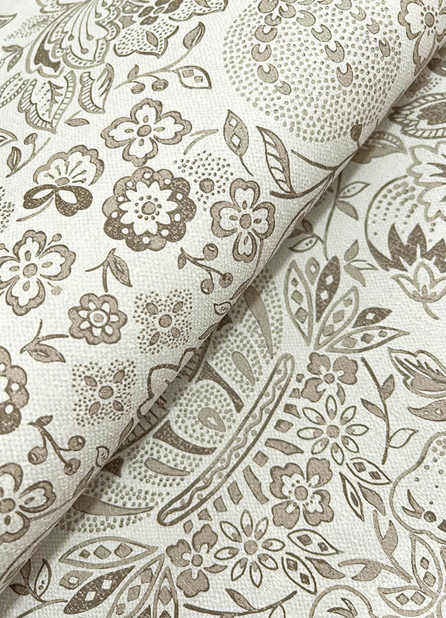 blanche-neutral-floral-damask-wallpaper-york-wallcoverings-4147-27374 - York Wallcoverings Papel pintado