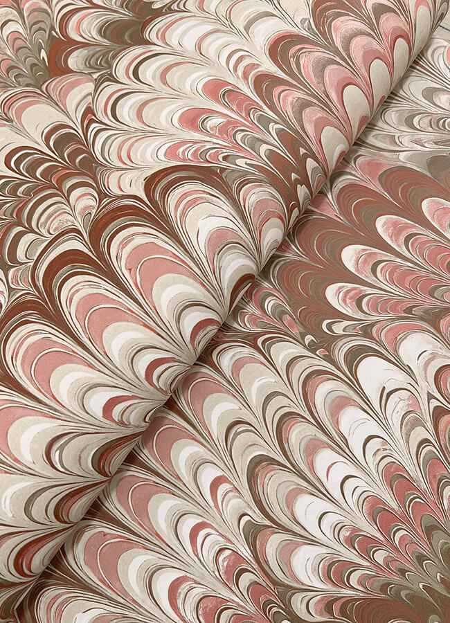 Octavia Ruby Marbled Ink Wallpaper - York Wallcoverings - 4147-27376 - York Wallcoverings Wallpaper