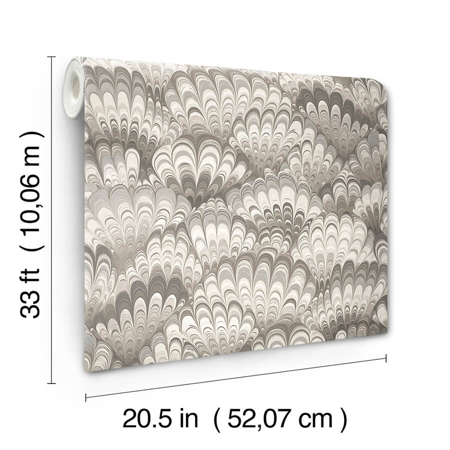 octavia-neutral-marbled-ink-wallpaper-york-wallcoverings-4147-27378 - York Wallcoverings Wallpaper