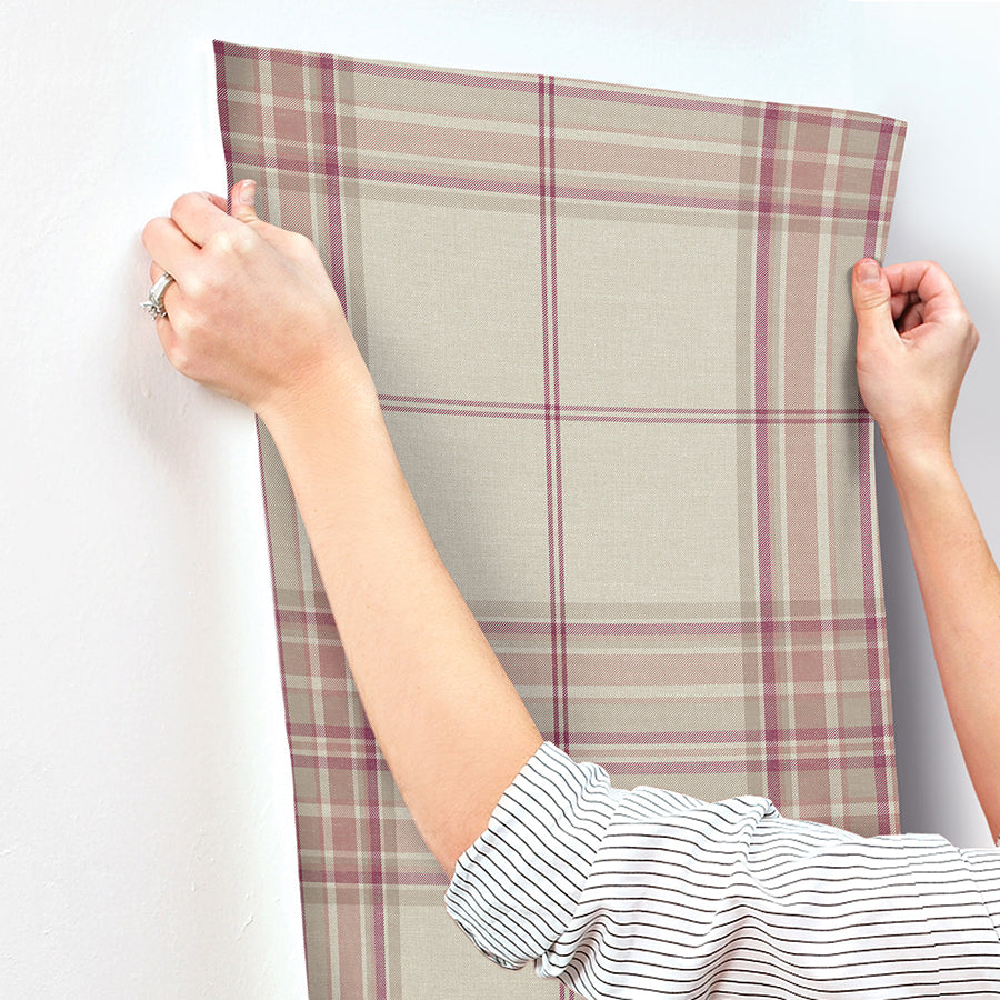 westley-magenta-plaid-wallpaper-york-wallcoverings-4147-27385