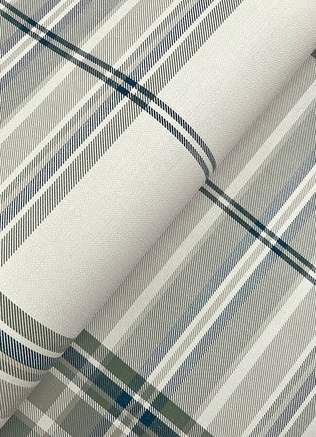 westley-moss-plaid-wallpaper-york-wallcoverings-4147-27387 - York Wallcoverings Wallpaper