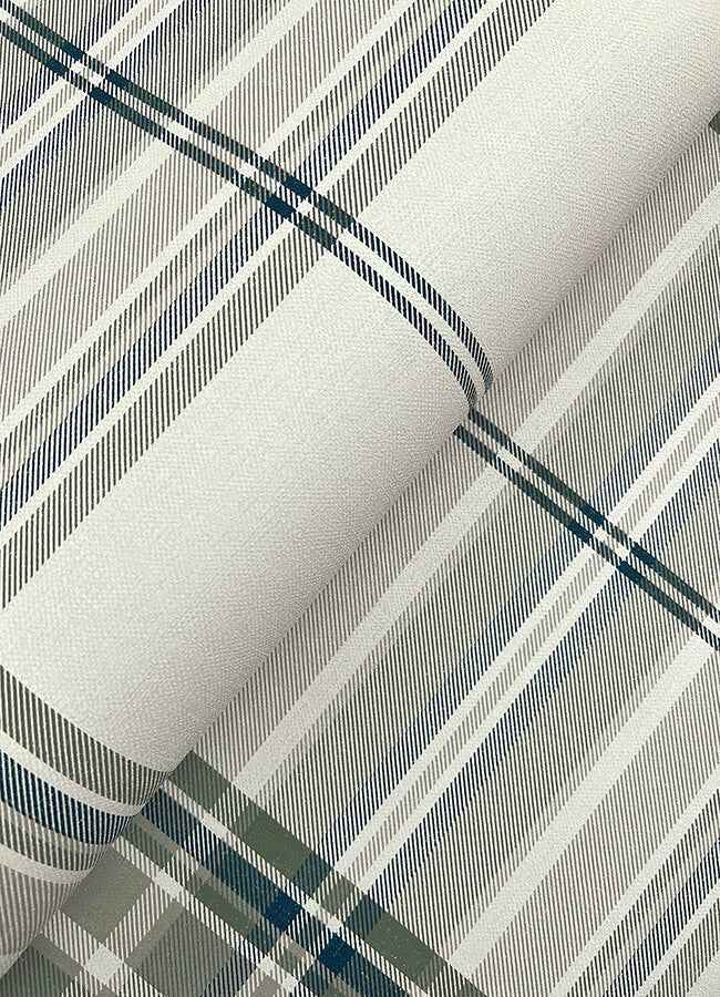 Westley Moss Plaid Wallpaper - York Wallcoverings - 4147-27387 - York Wallcoverings Wallpaper
