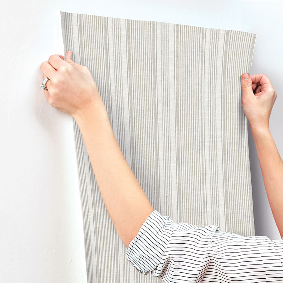 ayanna-neutral-striped-wallpaper-york-wallcoverings-4147-27394 - York Wallcoverings Wallpaper