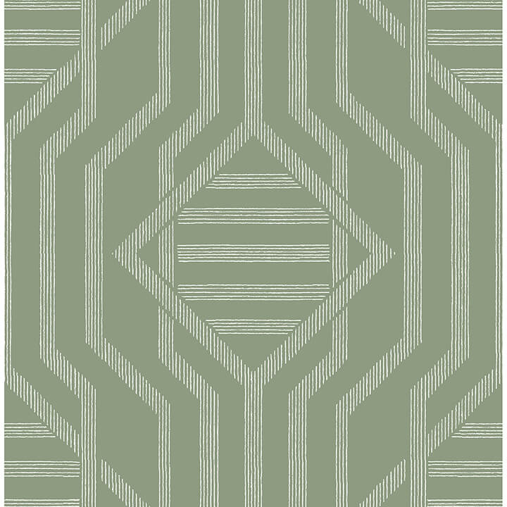 essex-green-geometric-wallpaper-york-wallcoverings-4147-27401 - York Wallcoverings Wallpaper