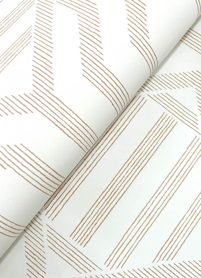 essex-wheat-geometric-wallpaper-york-wallcoverings-4147-27404 - York Wallcoverings Wallpaper