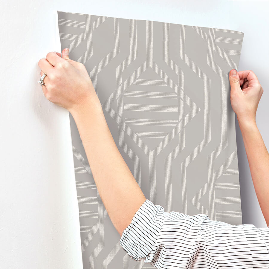 essex-light-grey-geometric-wallpaper-york-wallcoverings-4147-27405 - York Wallcoverings Wallpaper