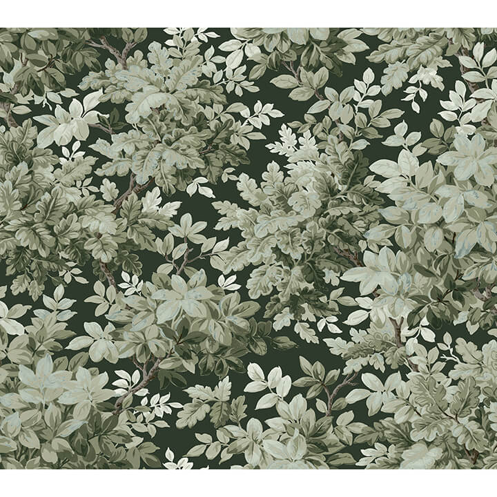greenwood-dark-green-deciduous-wallpaper-york-wallcoverings-4147-80004 - York Wallcoverings Papel pintado