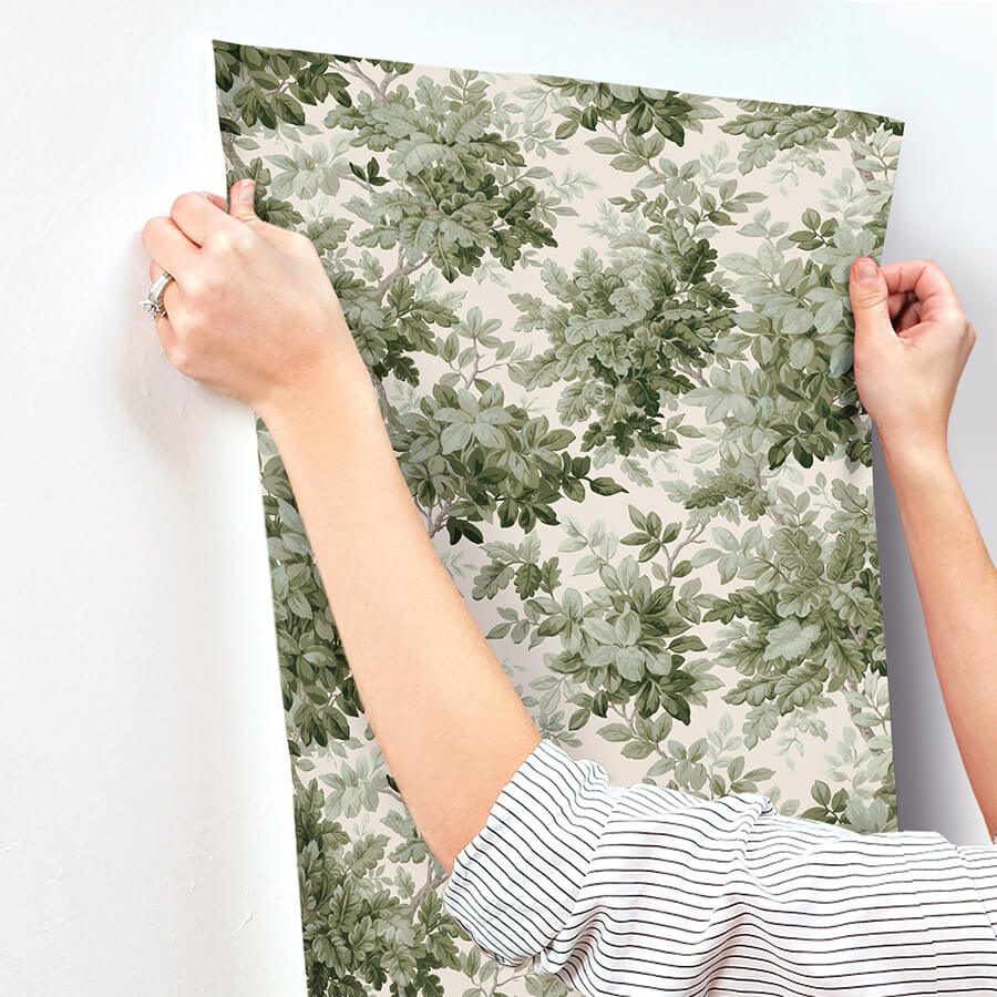 greenwood-moss-deciduous-wallpaper-york-wallcoverings-4147-80006 - York Wallcoverings Papel pintado