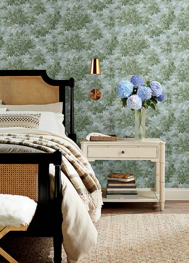 greenwood-light-blue-deciduous-wallpaper-york-wallcoverings-4147-80007 - York Wallcoverings Papel pintado