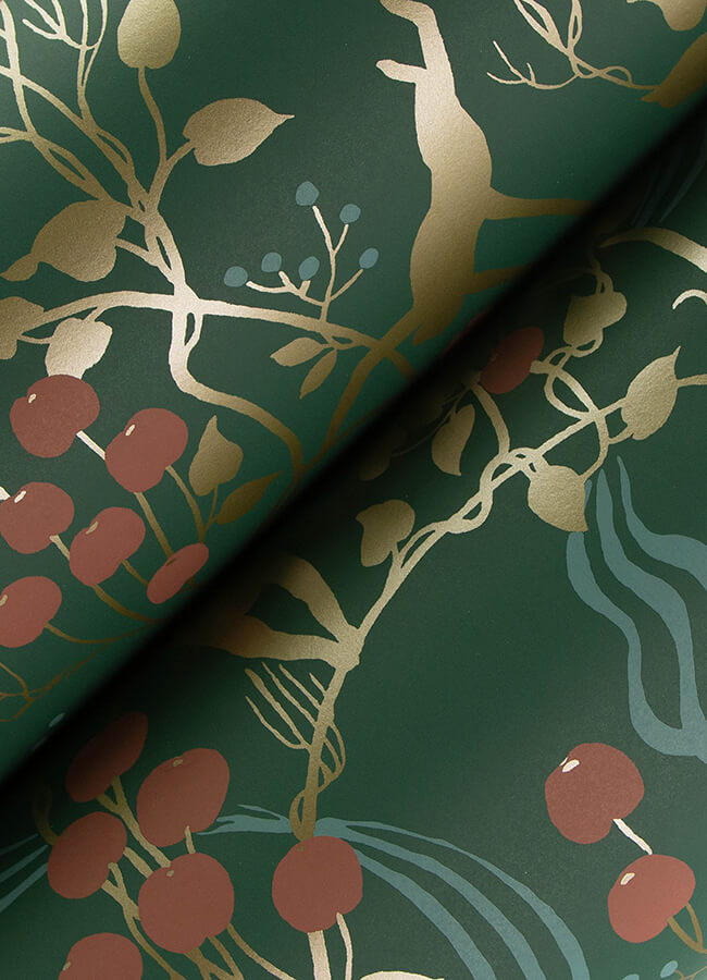 linden-dark-green-jungle-canopy-wallpaper-york-wallcoverings-4147-80008 - York Wallcoverings Wallpaper