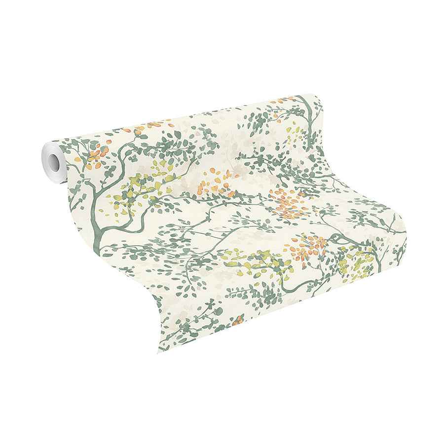 Elmslie Green Abstract Trees Wallpaper - York Wallcoverings - RH791730 - York Wallcoverings Wallpaper