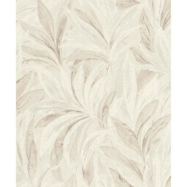 Rennie Ivory Leaves Wallpaper - York Wallcoverings - RH547467 - York Wallcoverings Wallpaper