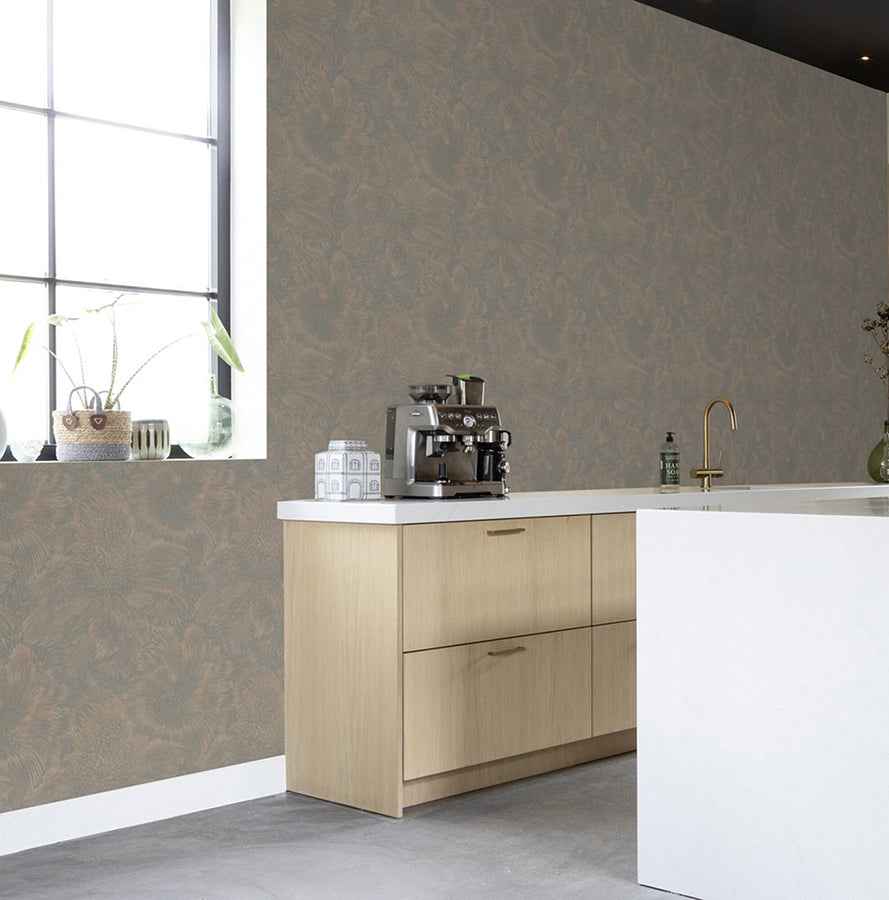 Purser Copper Abstract Wallpaper - York Wallcoverings - RH509267 - York Wallcoverings Wallpaper