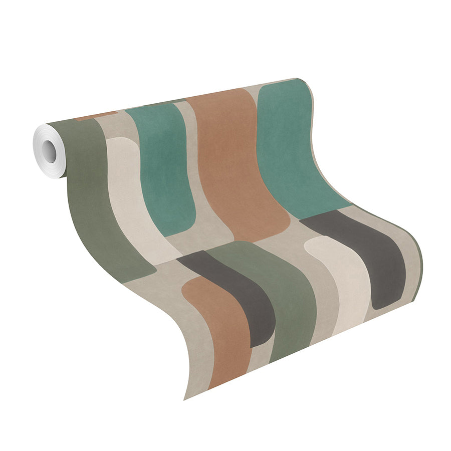 derain-green-geometric-wallpaper-york-wallcoverings-rh330526 - York Wallcoverings Wallpaper