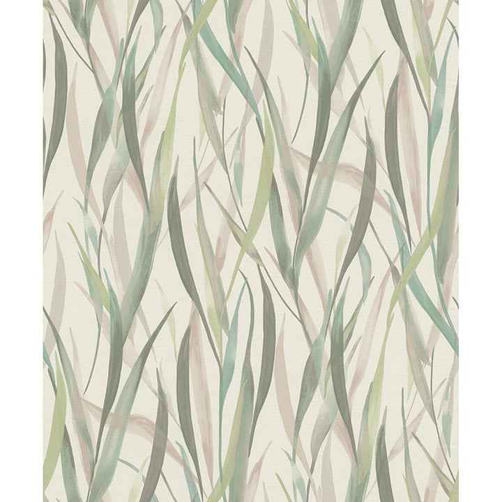 Sway Light Green Botanical Wallpaper - York Wallcoverings - RH330212