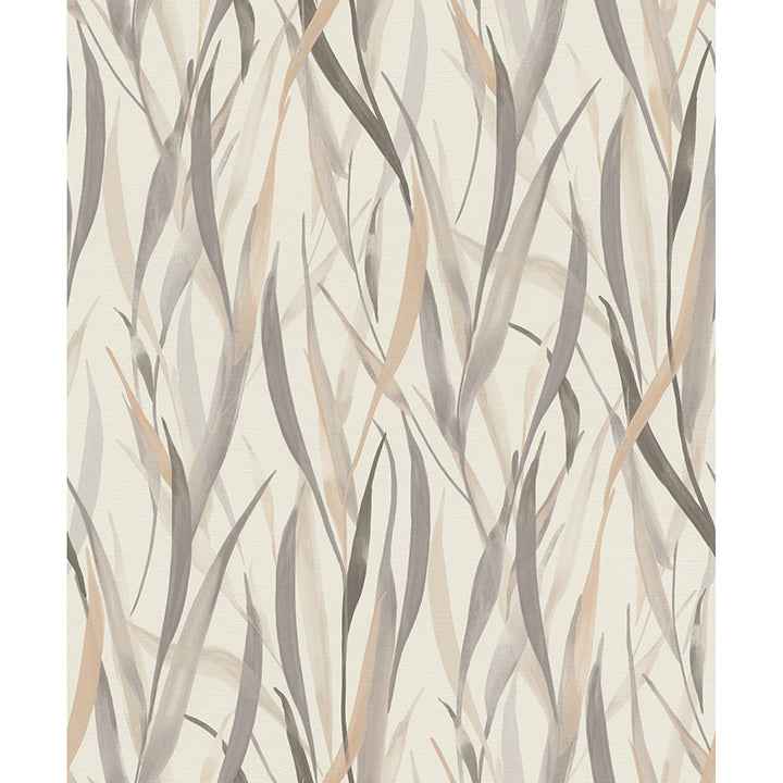 Sway Neutral Botanical Wallpaper - York Wallcoverings - RH330205