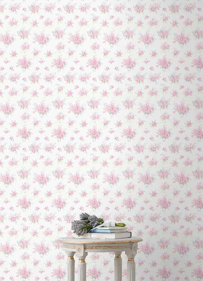 Pasadena Ikat Breezy Pastel Peel and Stick Wallpaper - York Wallcoverings - LFS6432 - York Wallcoverings Wallpaper