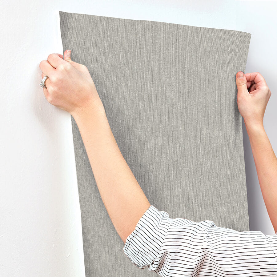 midolin-canvas-taupe-texture-wallpaper-york-wallcoverings-4171-17204 - York Wallcoverings Wallpaper