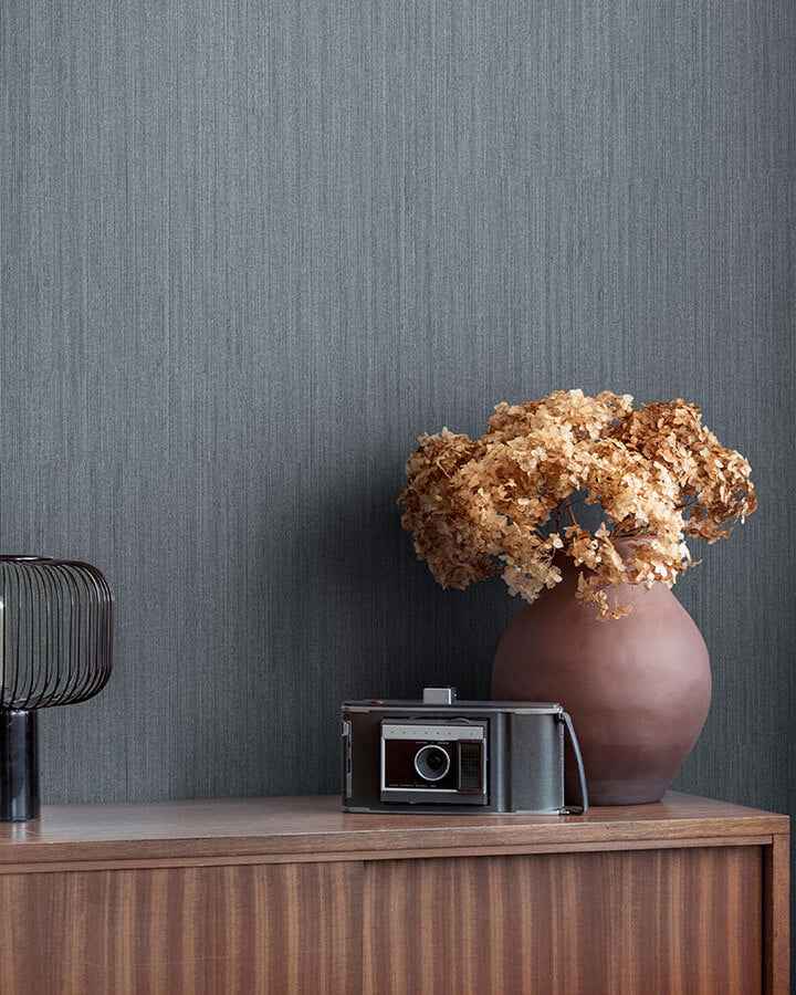Midolin Blamussla Dark Blue Texture Wallpaper - York Wallcoverings - 4171-17213 - York Wallcoverings Wallpaper
