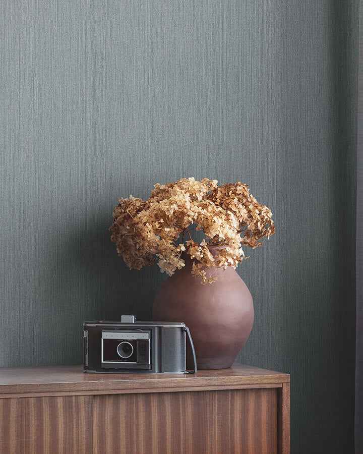 Midolin Enbar Denim Texture Wallpaper - York Wallcoverings - 4171-17214 - York Wallcoverings Wallpaper
