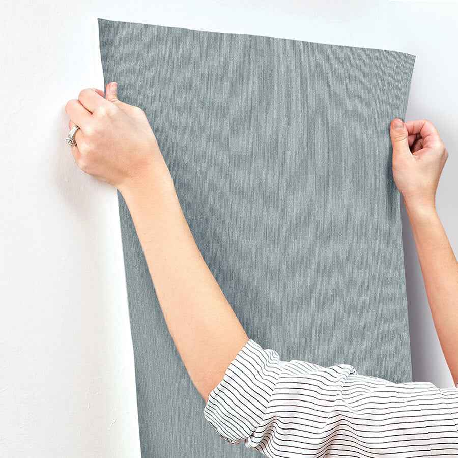 Midolin Stal Light Blue Texture Wallpaper - York Wallcoverings - 4171-17216 - York Wallcoverings Wallpaper